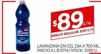 Supermercados DIA Lavandina En Gel Dia x 700ml oferta