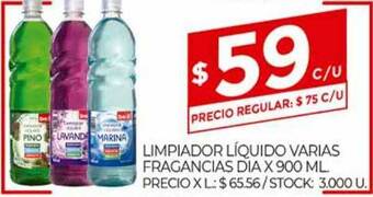 Supermercados DIA Limpiador Liquido Varias Fragancias Dia x 900ml oferta