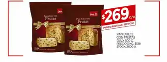 Supermercados DIA Pan Dulce Con Frutas Dia x 500 oferta