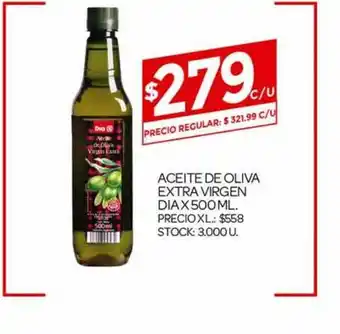Supermercados DIA Aceite De Oliva Extra Virgen Dia x 500ml oferta