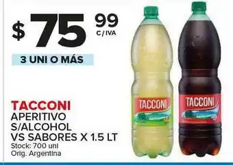 Carrefour Maxi Tacconi Aperitivo S Alcohol Vs Sabores x 1.5lt oferta