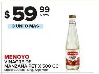 Carrefour Maxi Menoyo Vinagre De Manzana x 500cc oferta