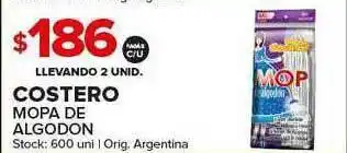 Carrefour Maxi Costero Mopa De Algodon oferta