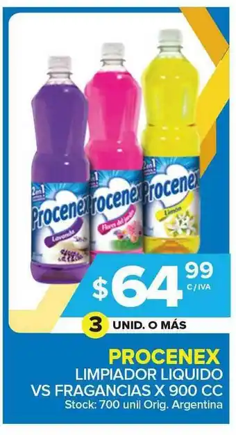 Carrefour Maxi Procenex Limpiador Liquido Vs Fragancias x 900cc oferta