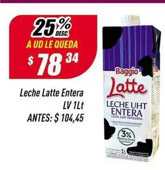 Supermercados Comodin Leche Latte Entera oferta