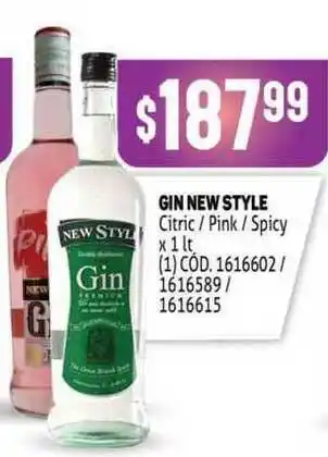 Makro Gin New Style Citric Pink Spicy x 1lt oferta