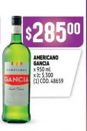 Makro Americano Gancia x 950 ml oferta