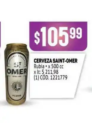 Makro Cerveza Saint-omer x 500cc oferta