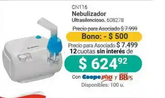 Cooperativa Obrera Cn116 Nebulizador oferta