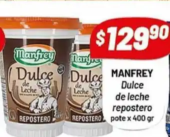 Almacor Manfrey Dulce De Leche Repostero x 400gr oferta