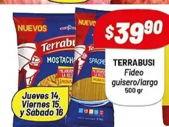Almacor Terrabusi Fideo Guisero Largo 500gr oferta