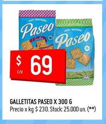 Changomas Galletitas Paseo x 300g oferta