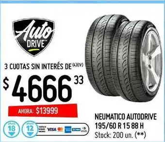Changomas Neumatico Autodrive 195-60 R 15 88 H oferta