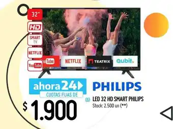 Changomas Led 32 Hd Smart Philips oferta