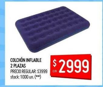 Changomas Colchón Inflable 2 Plazas oferta