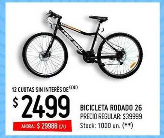 Changomas Bicicleta Rodado 26 oferta