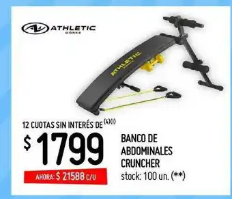 Changomas Banco De Abdominales Cruncher oferta