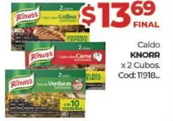 Diarco Knorr Caldo x 2 Cubos oferta