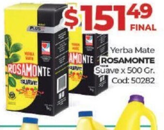 Diarco Rosamonte Yerba Mate Suave x 500gr oferta