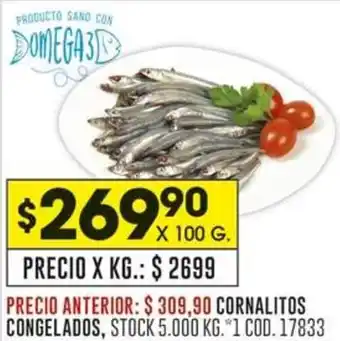 Coto CORNALITOS CONGELADOS x 100G oferta