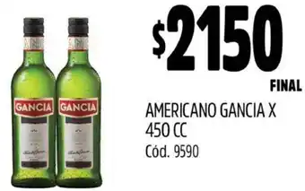 Supermercados Yaguar AMERICANO GANCIA X 450CC oferta
