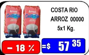 Dulcenter Costa Rio Arroz 00000 5 x 1kg oferta