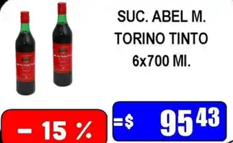 Dulcenter Suc Abel M. Torino Tinto 6 x 700ml oferta
