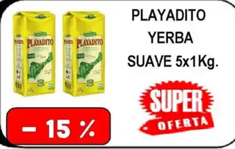 Dulcenter Playdito Yerba Suave 5 x 1kg oferta