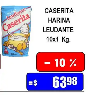 Dulcenter Caserita Harina leudante 10x1kg oferta
