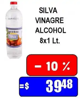 Dulcenter Silva Vinagre Alcohol 8 x 1lt oferta