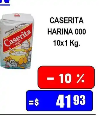 Dulcenter Caserita Harina 000 10x1kg oferta