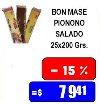 Bon Mase Pionono Salado 25x200grs