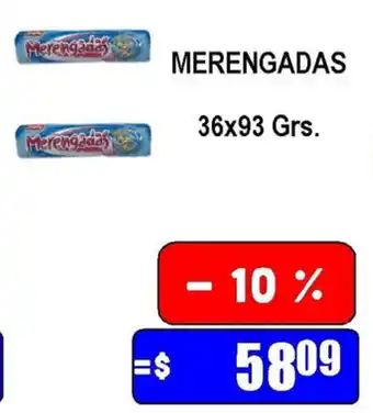 Dulcenter Merengadas 36x93grs oferta