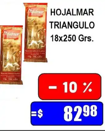 Dulcenter Hojalmar Triangulo 18x250grs oferta