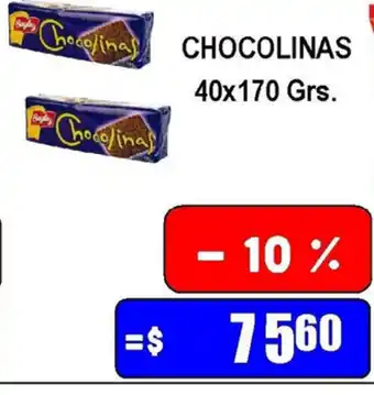 Dulcenter Chocolinas 40x170grs oferta