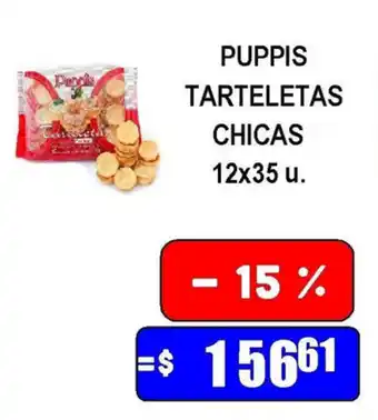 Puppis Tarteletas Chicas 12x35u