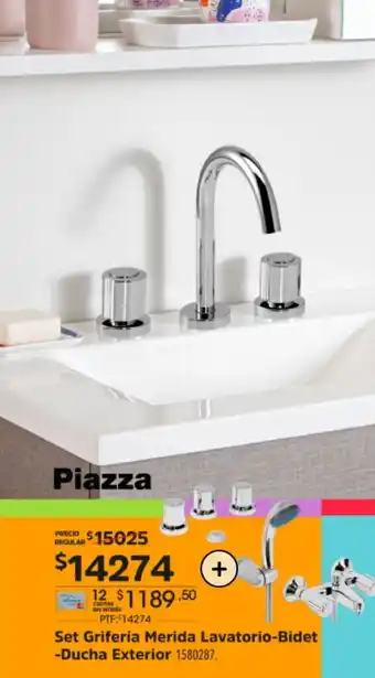 Easy Set Griferia Merida Lavatorio-Bidet oferta
