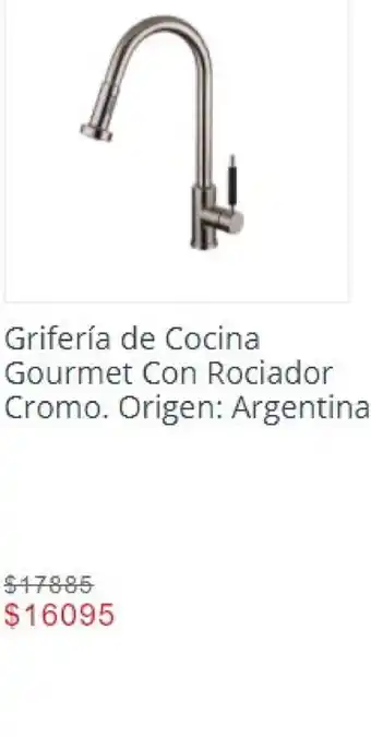 Easy Griferia de Cocina Gourmet Con Rociador Cromo oferta
