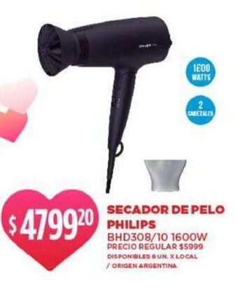 Supermercados Vea Secador De Pelo Philips oferta