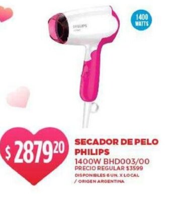 Supermercados Vea Secador De Pelo Philips oferta