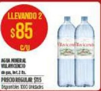 Supermercados Vea Agua Mineral Villavicencio oferta