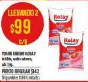 Supermercados Vea Yogur Entero Ilolay 3kg oferta