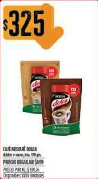 Supermercados Vea Café Nescafé Dolca oferta