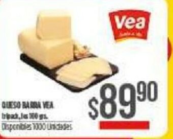 Supermercados Vea Queso Barra Vea oferta