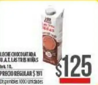Supermercados Vea Leche chocolatada UAT Las Tres Niñas oferta