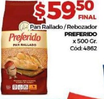 Diarco Preferido Pan Rallado/Rebozador x 500gr oferta