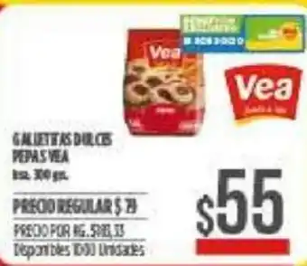Supermercados Vea Galletitas Dulces Pepas Vea 300grs oferta