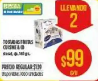 Supermercados Vea Tostado Finitas Cuisine & Co oferta