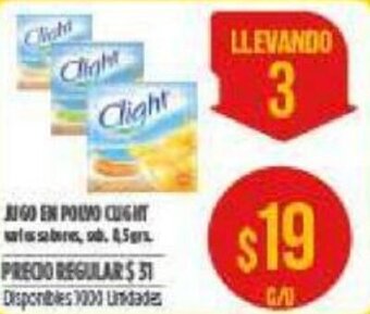 Supermercados Vea Jugo En Polvo Clight oferta