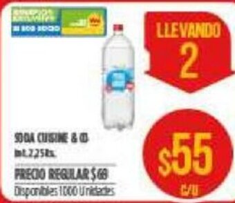 Supermercados Vea Soda Cuisine & Co 2,25lts oferta